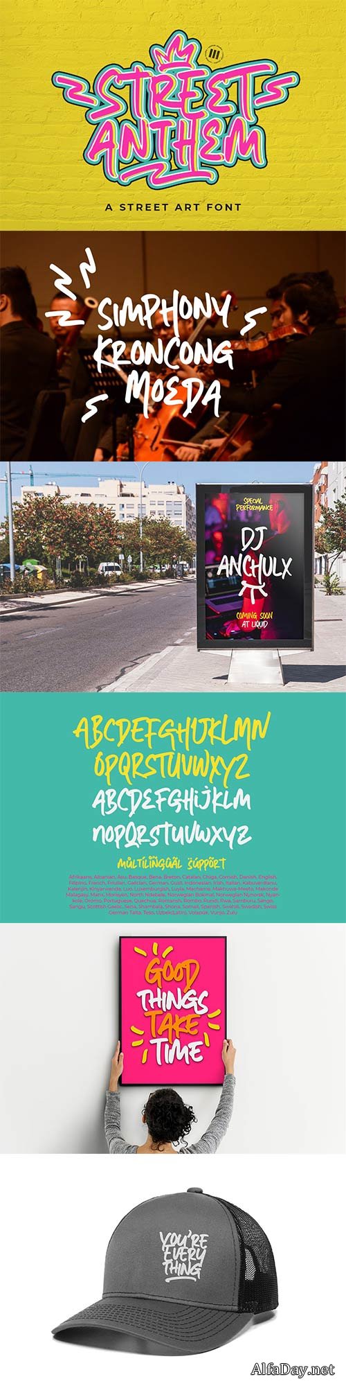 Street Anthem - An Urban Font