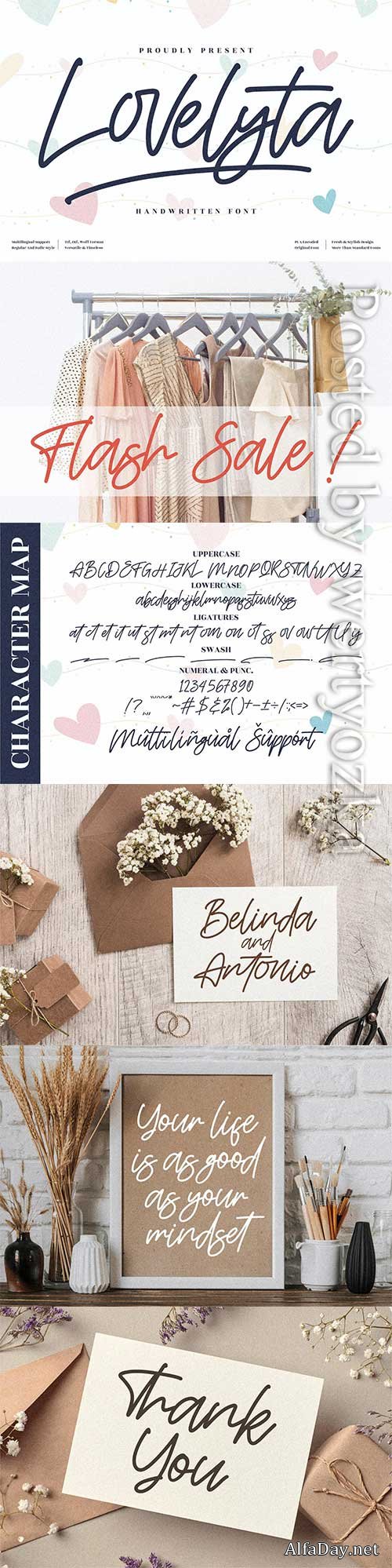 Lovelyta Monoline Script LS