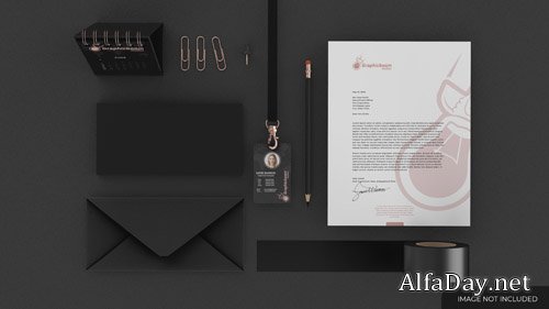 Stationery set mockup with business card and other office elements Premium Psd