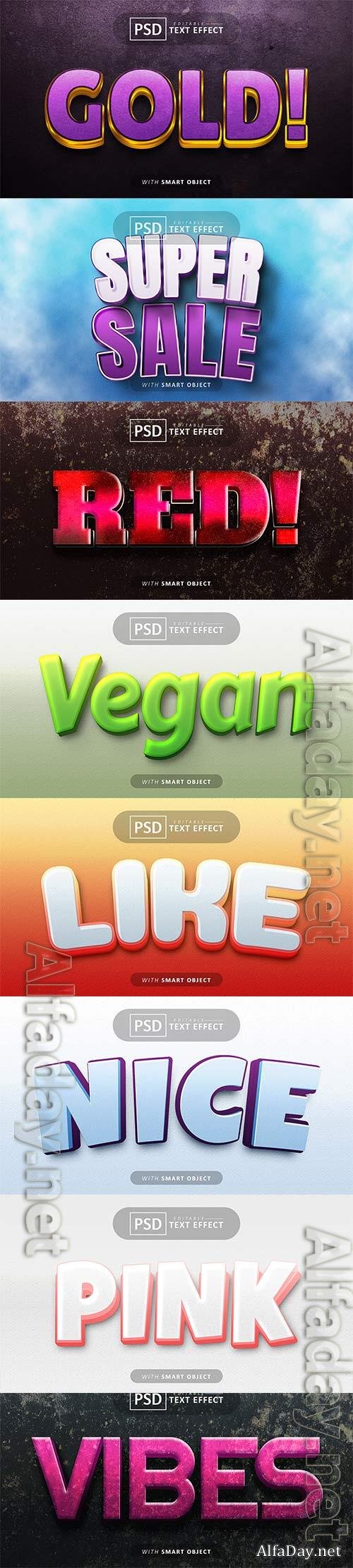 Psd text effect set vol 128