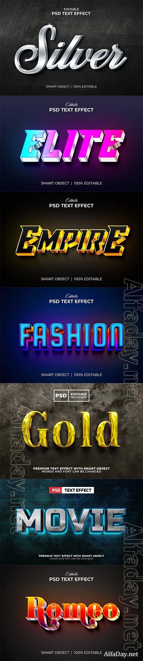 Psd text effect set vol 124