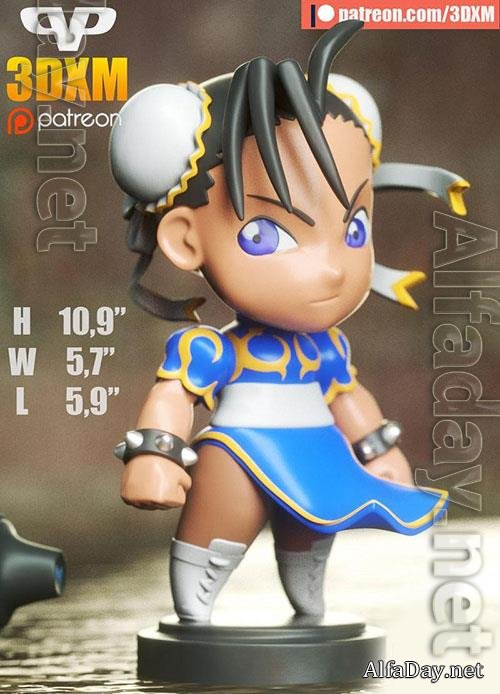 3DXM - Chun-Li Chibi