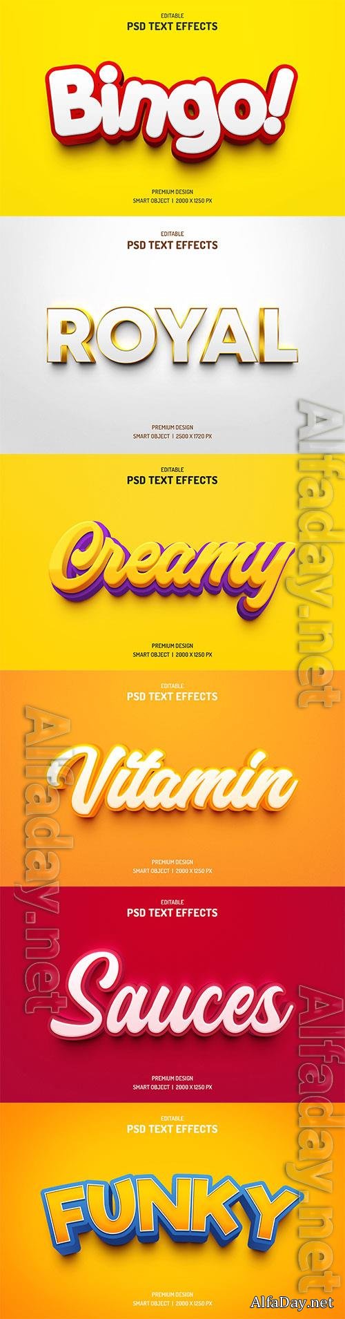 Psd text effect set vol 276