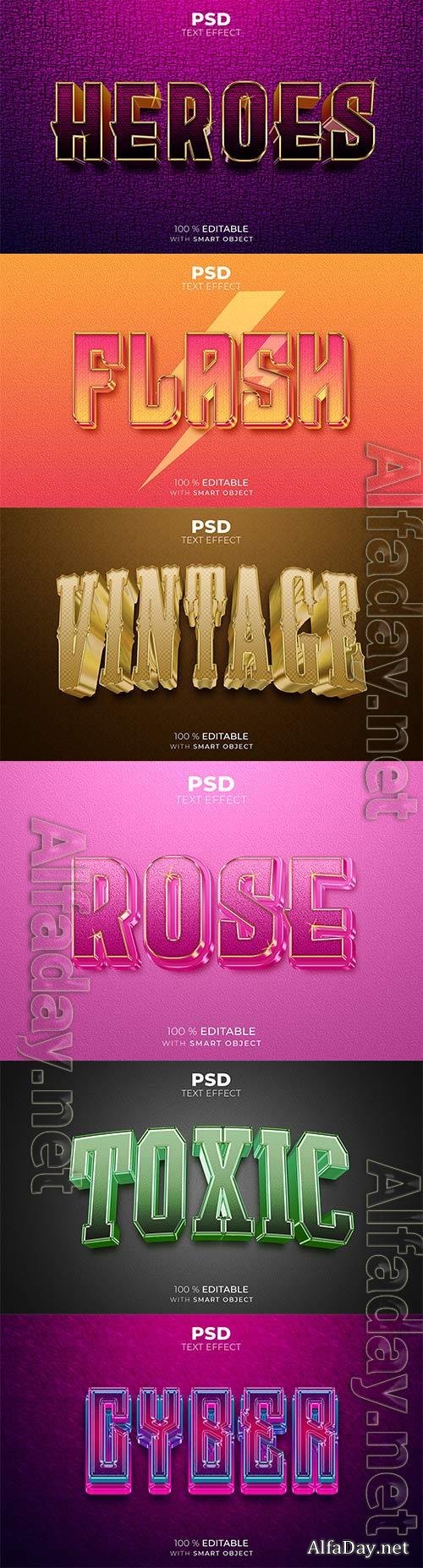 Psd text effect set vol 267
