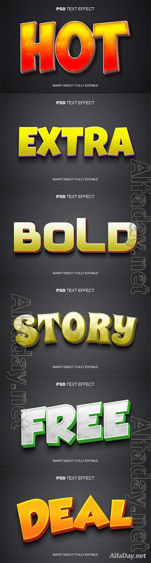 Psd text effect set vol 265
