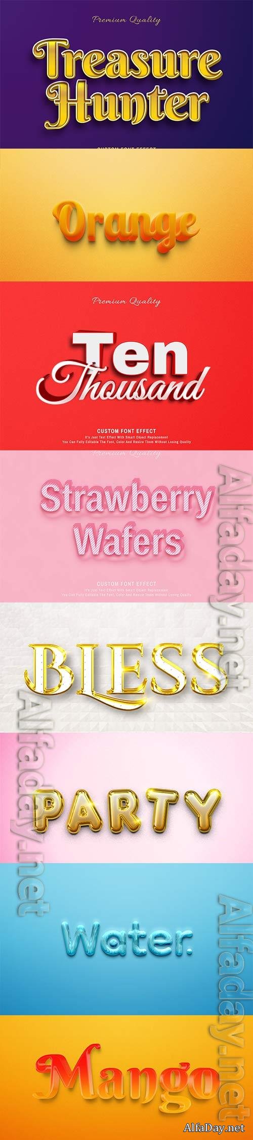 Psd text effect set vol 289