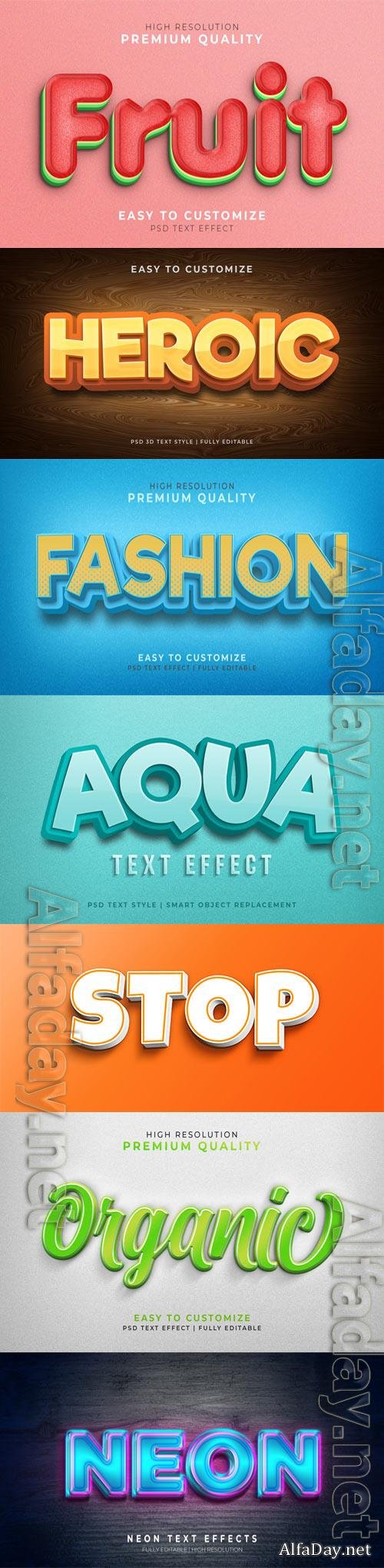 Psd text effect set vol 316