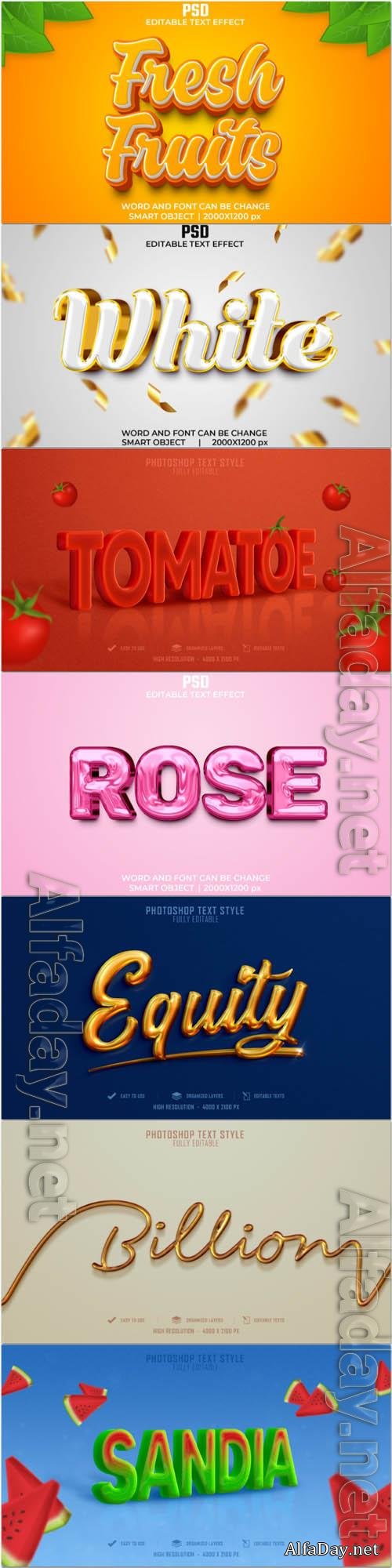Psd text effect set vol 361