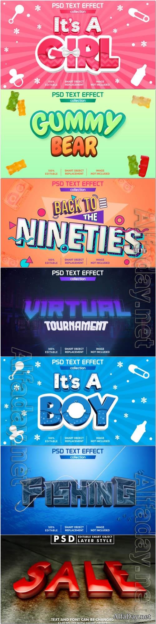 Psd text effect set vol 364