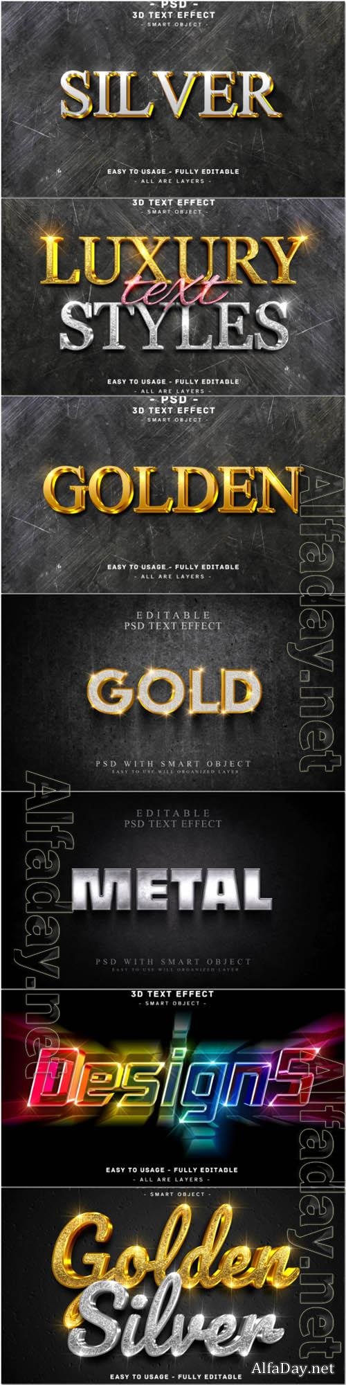 Psd text effect set vol 363