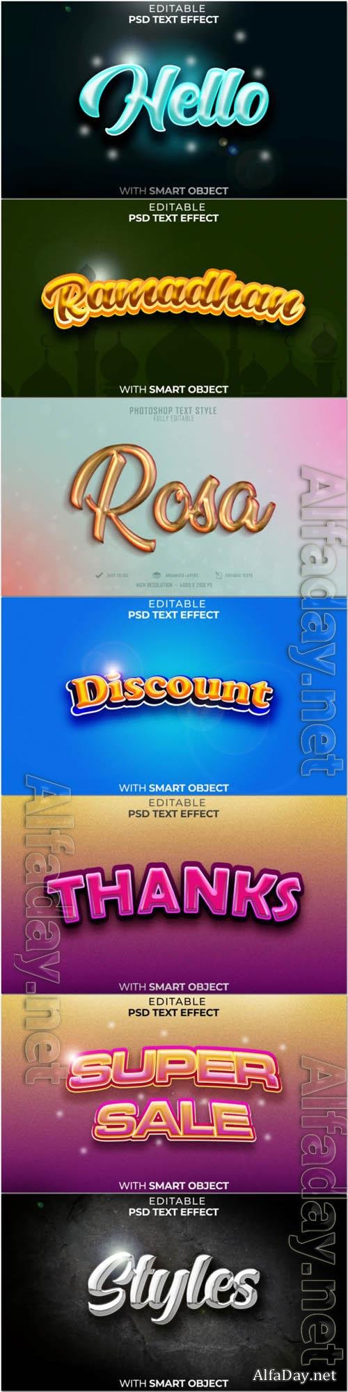 Psd text effect set vol 356