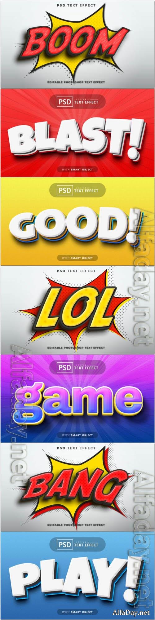 Psd text effect set vol 354