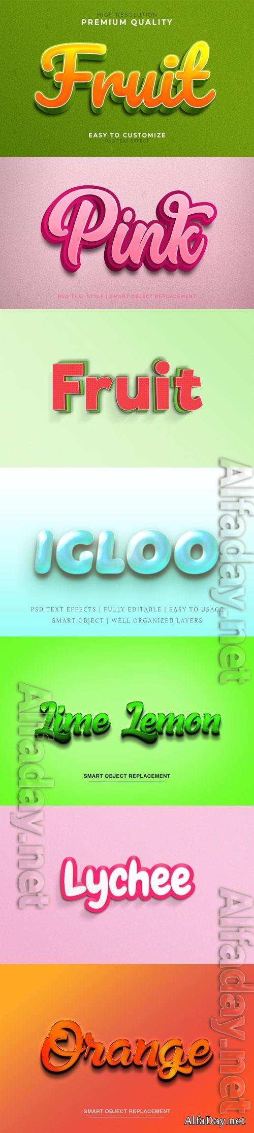 Psd text effect set vol 371