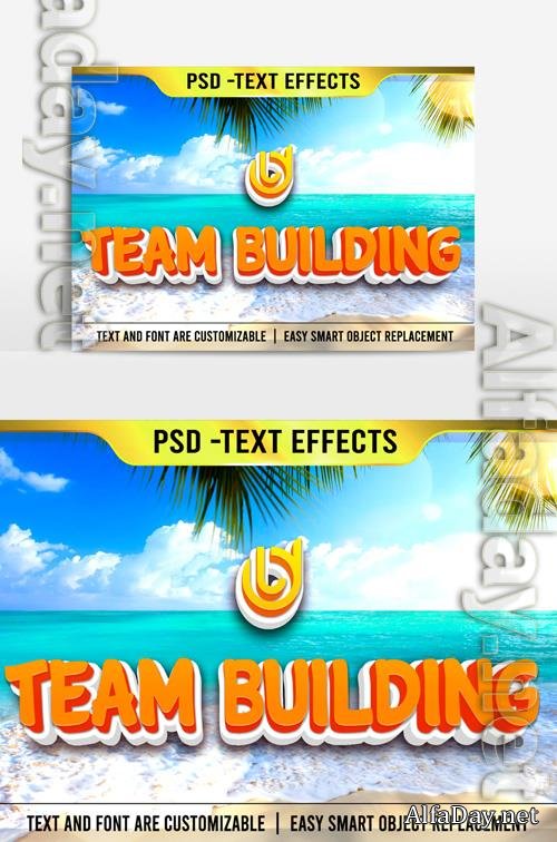 Psd Team Effects Building Text 3D Fixed