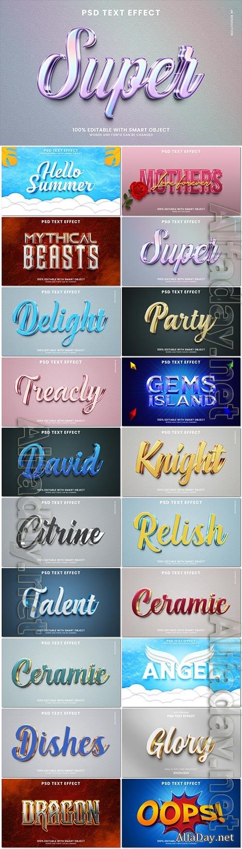 Psd text effect set vol 420