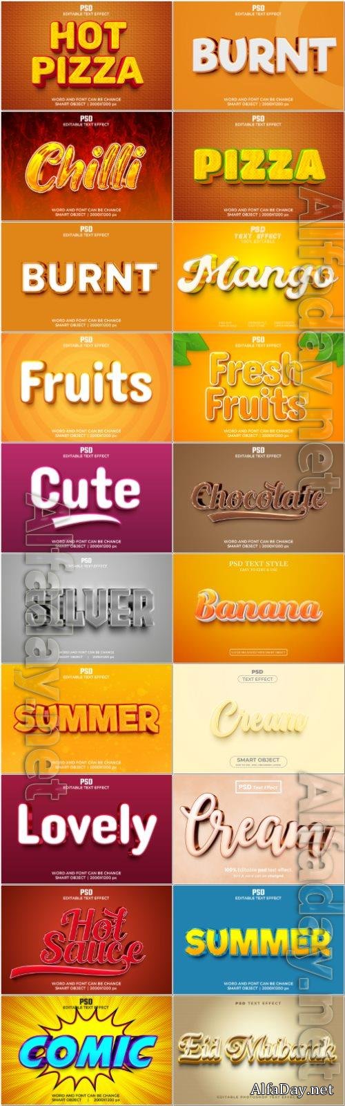 Psd text effect set vol 470