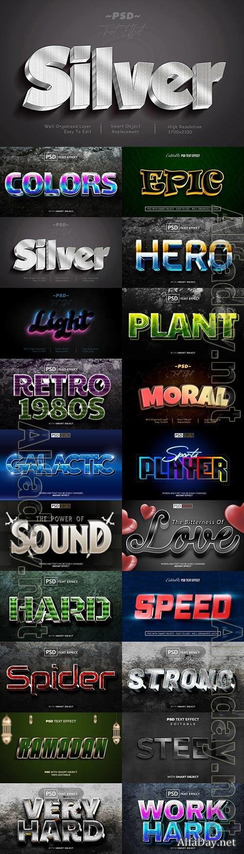 Psd text effect set vol 475