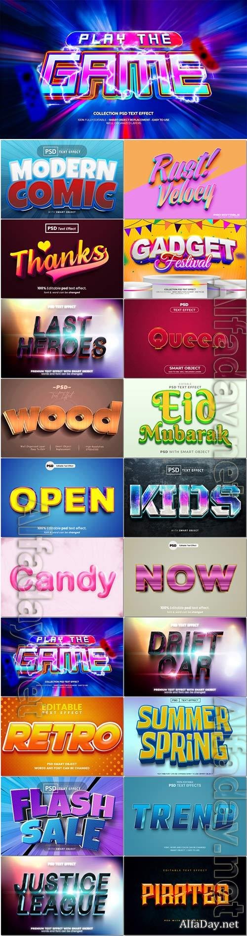 Psd text effect set vol 479