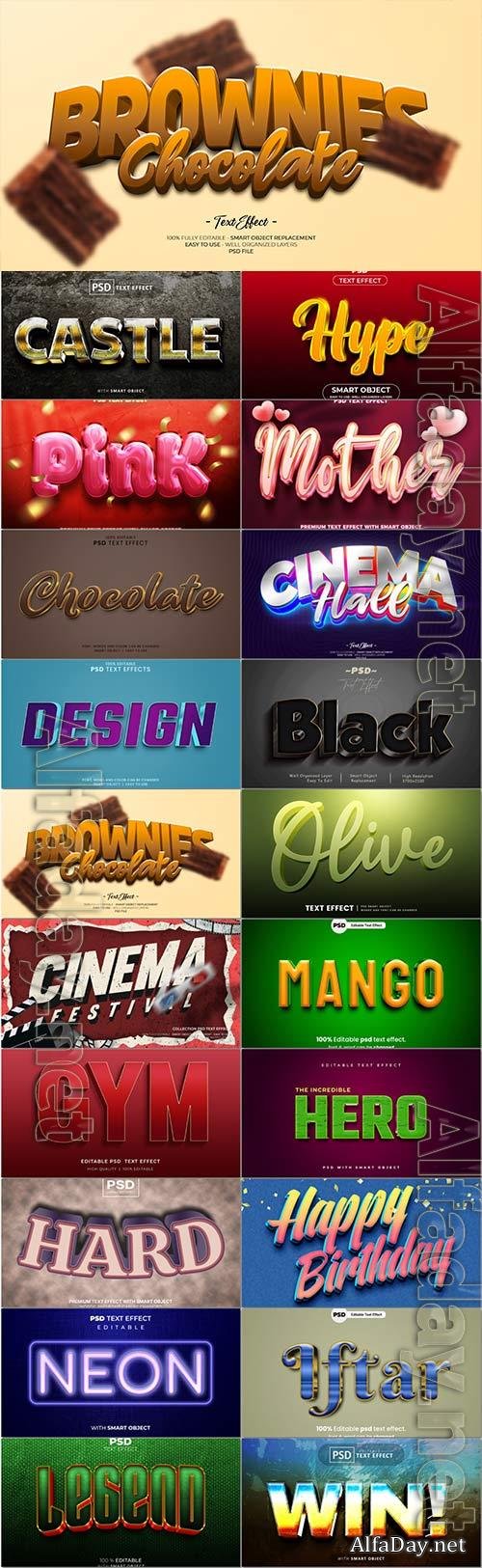 Psd text effect set vol 478