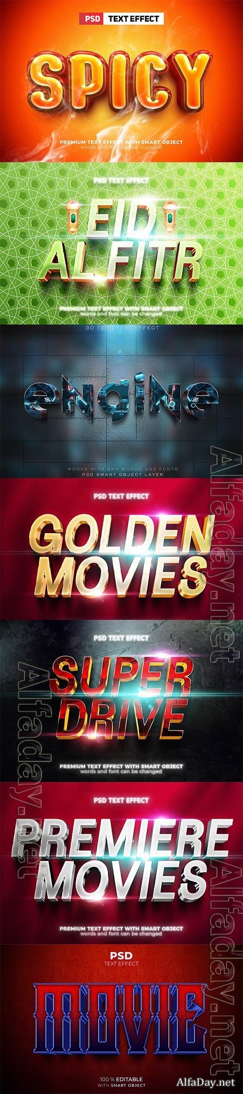 Psd text effect set vol 491