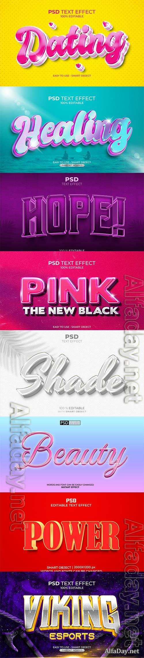 Psd text effect set vol 493