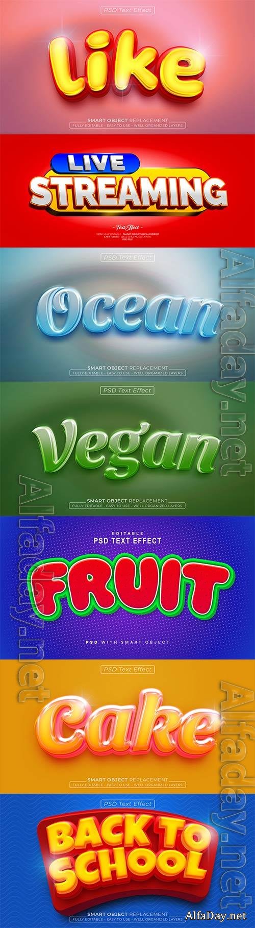 Psd text effect set vol 488
