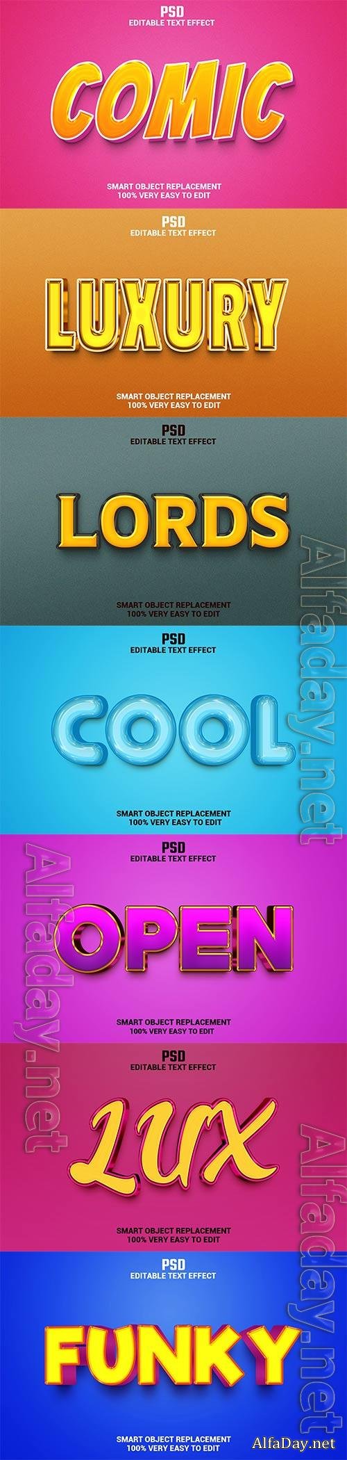 Psd text effect set vol 482