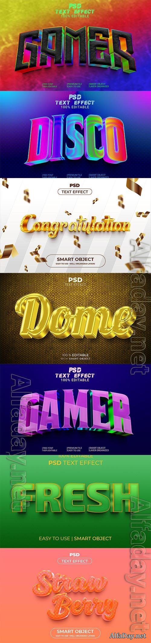Psd text effect set vol 521