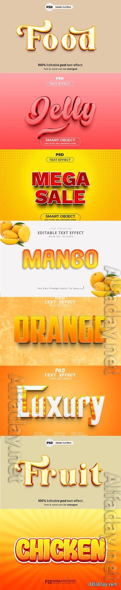 Psd text effect set vol 518