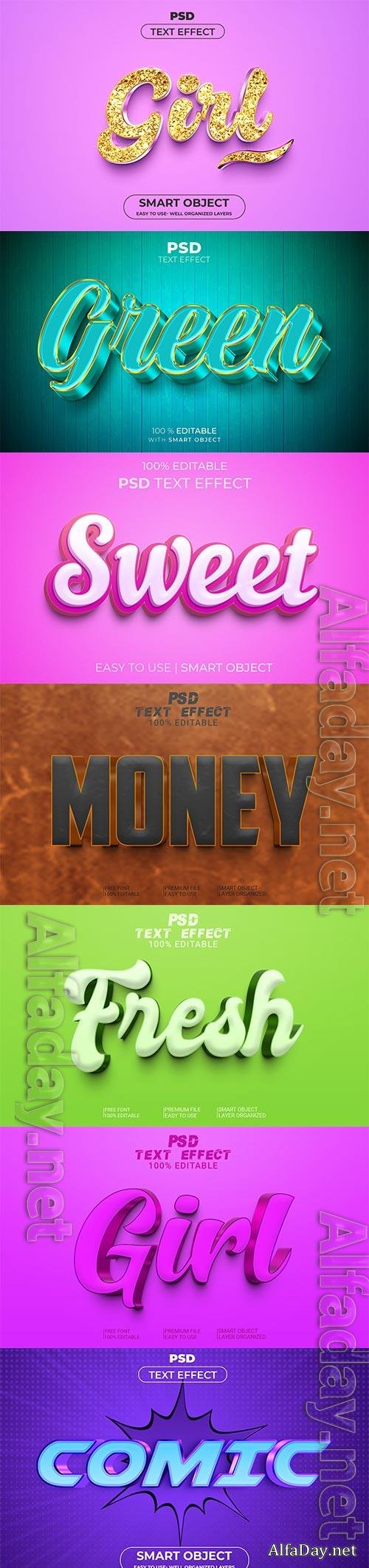 Psd text effect set vol 516