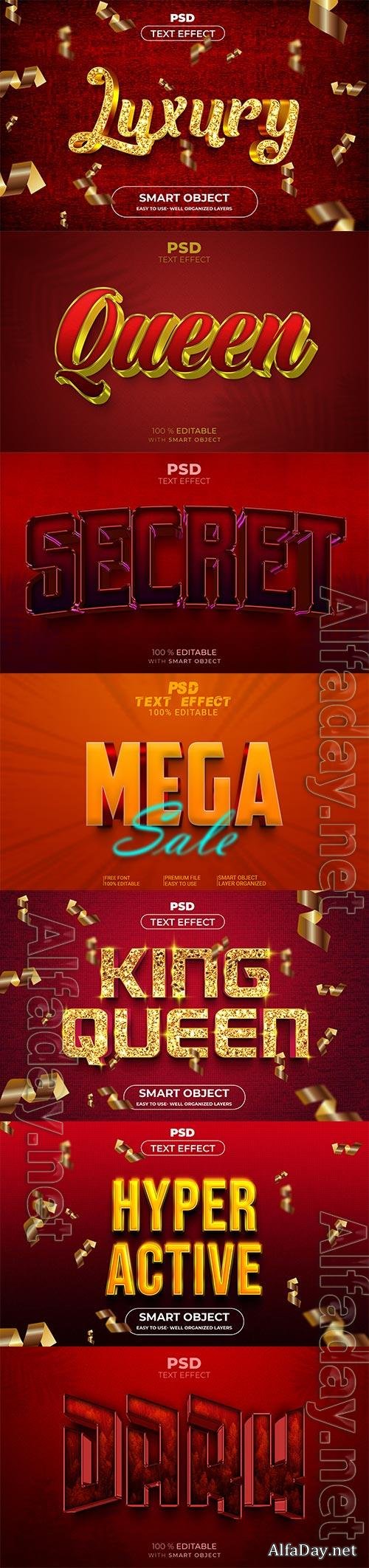 Psd text effect set vol 515
