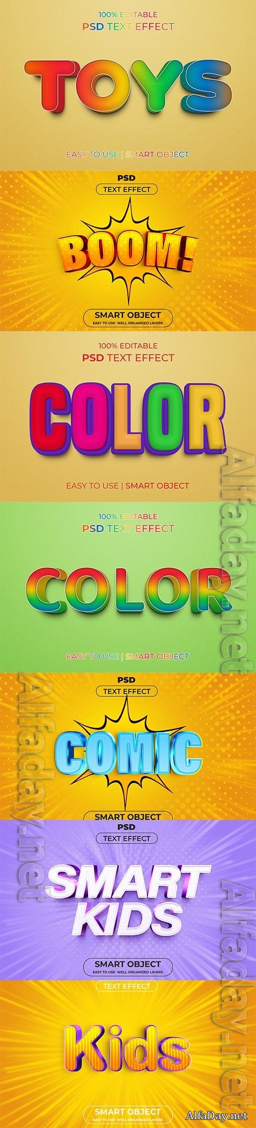 Psd text effect set vol 512