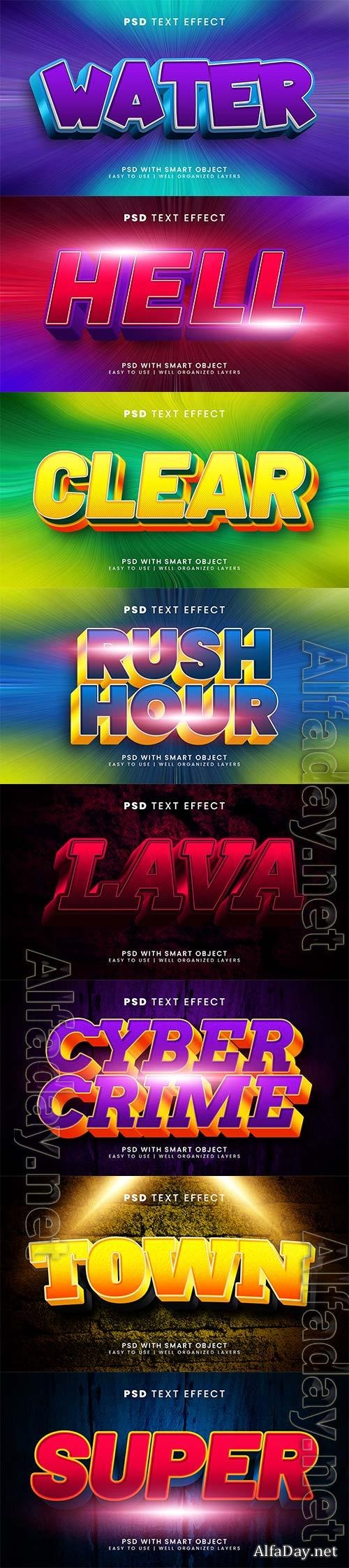 Psd text effect set vol 533