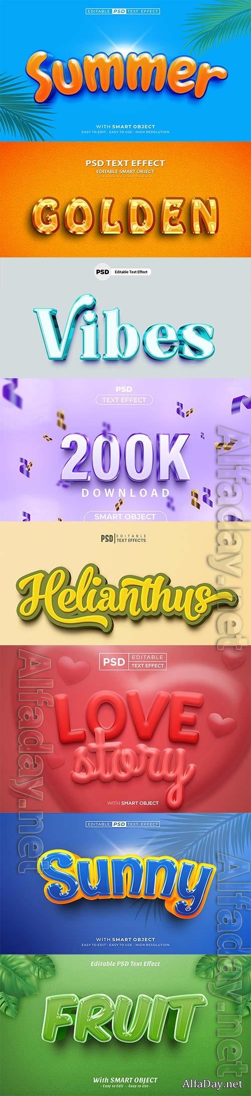 Psd text effect set vol 528