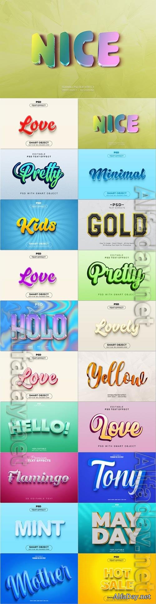 Psd text effect set vol 613