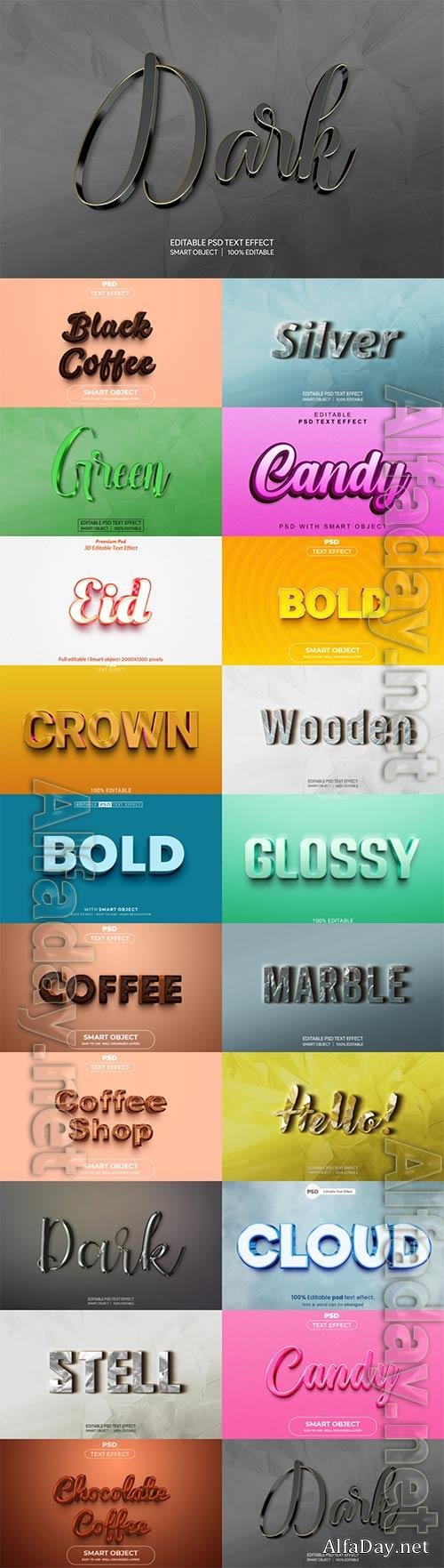 Psd text effect set vol 615