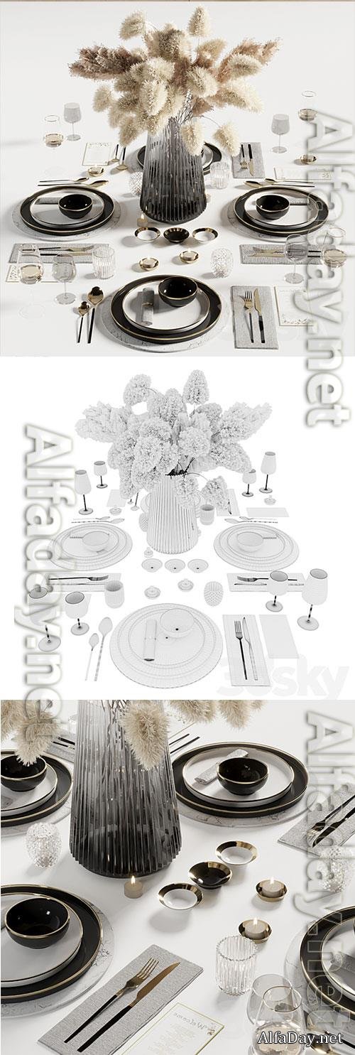 3D Models Tableware Set6