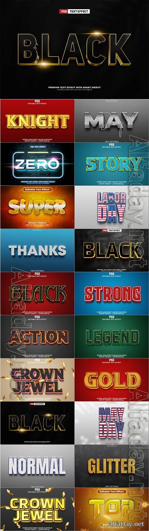 Psd text effect set vol 623