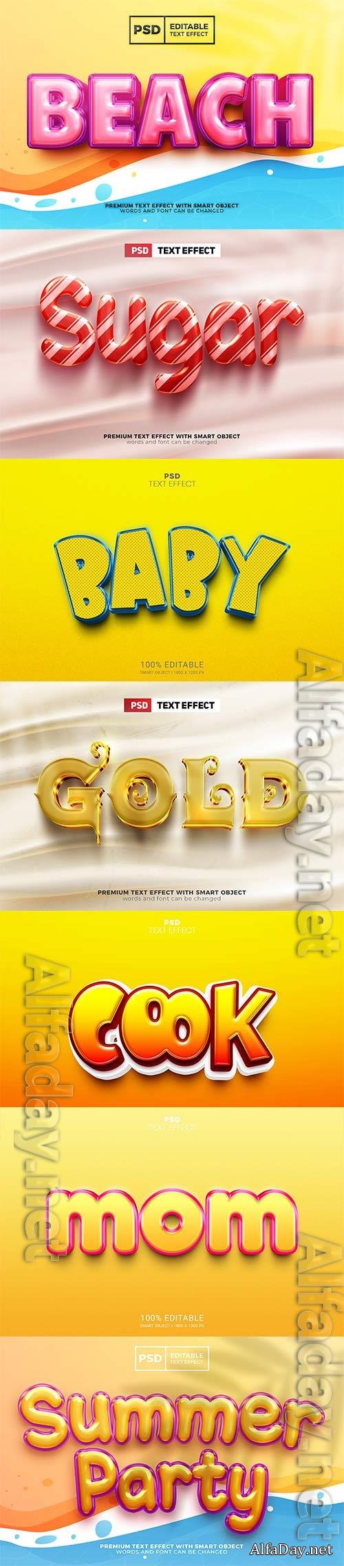 Psd text effect set vol 620