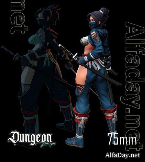 3D Print Models Ninja - Dungeon Pin-ups (April 2022)