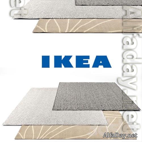 3D Models Ikea Rug Set