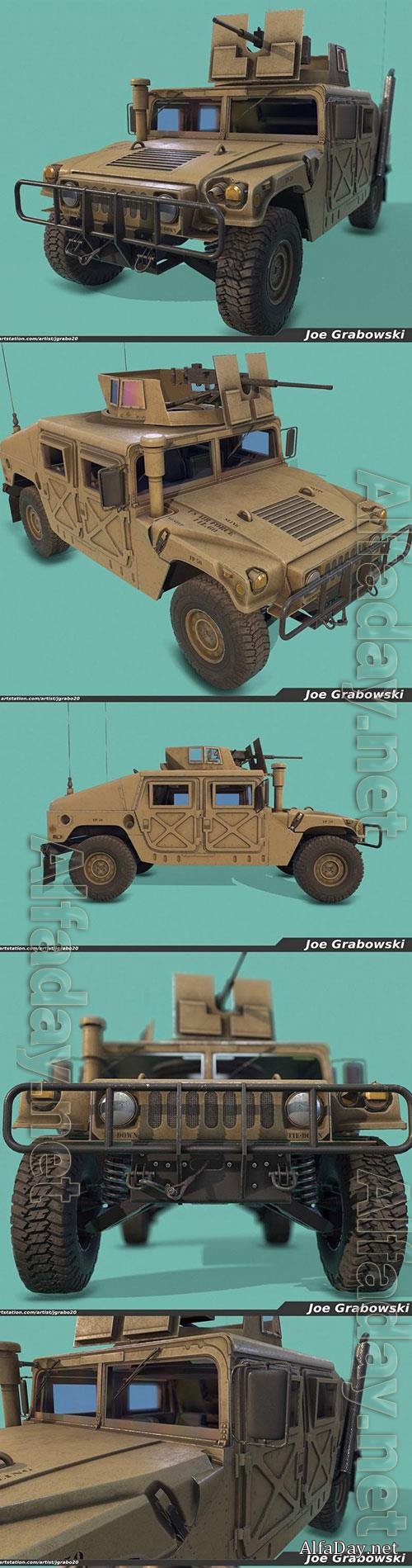 3D Models Game Ready Humvee
