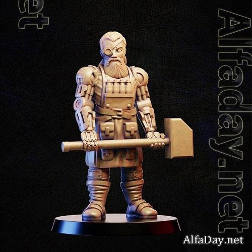 Steampunk smith 3D Print 