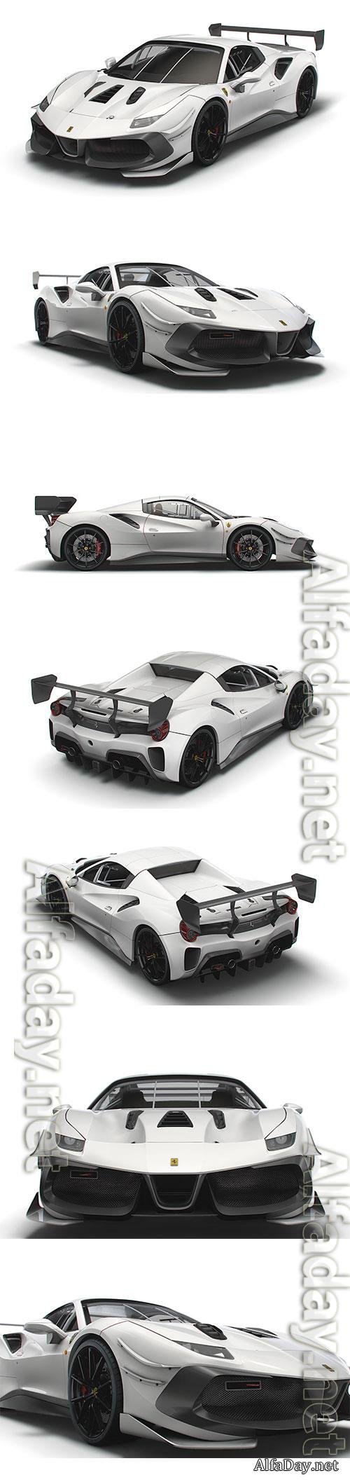 Ferrari GTB 488 EVO 2021 3D Model