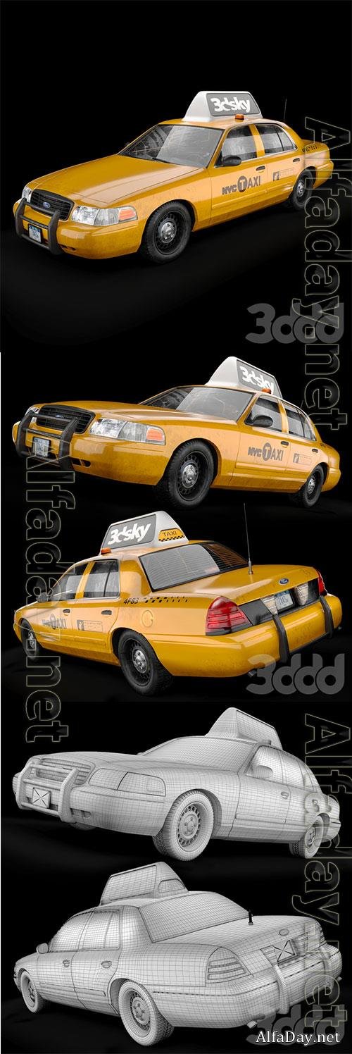 NY Taxi 3D Model