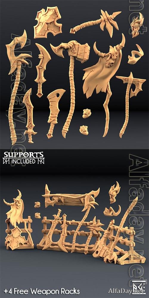 Weapons for Abyss Demons 3D Print