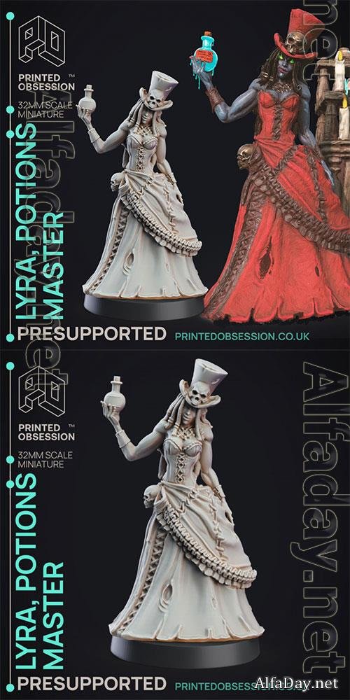 Potions Lady 3D Print