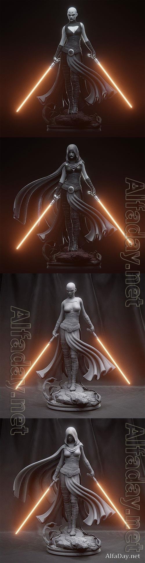 Asajj Ventress - Ster Wars 3D Print