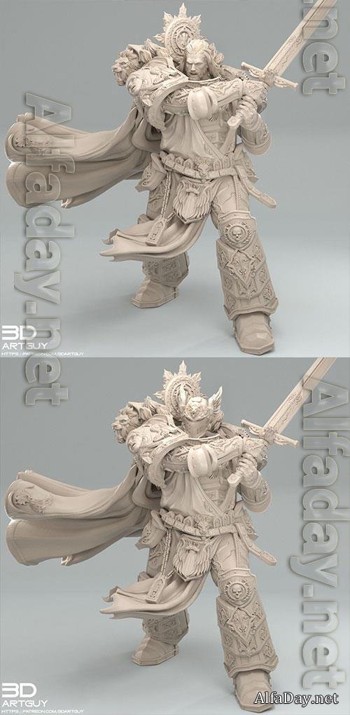 Lion Knight pose 1 3D Print