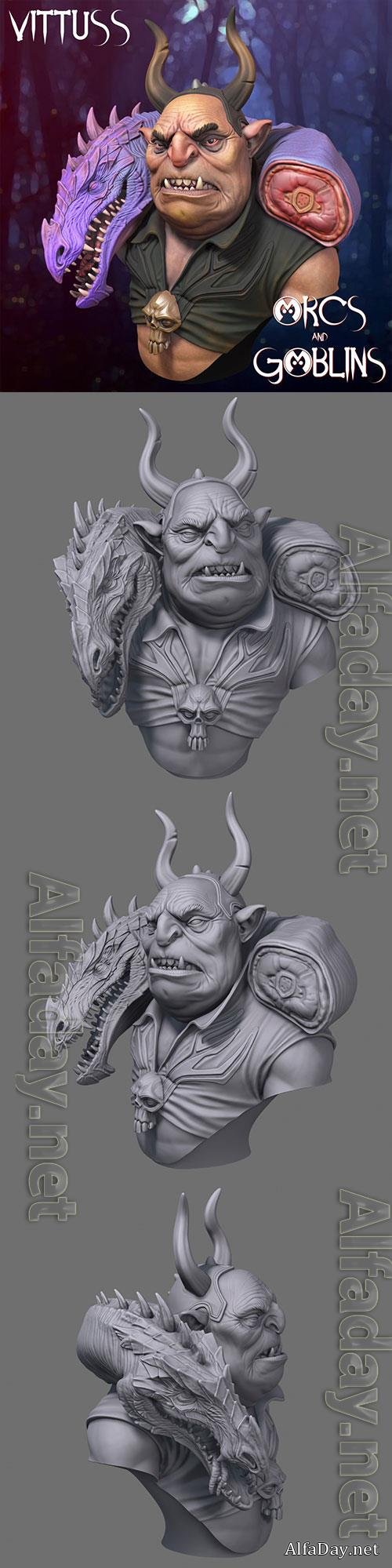 Vittuss the Orc 3D Print